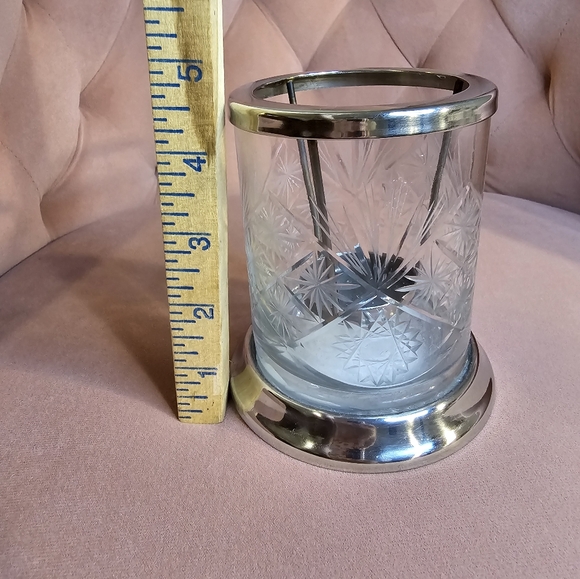 Vintage Partlite Cut Crystal Candle Holder - Picture 4 of 6